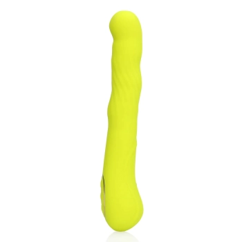 Wibrator punktu G Loveline z ruchomą końcówką limonkowy 24 cm