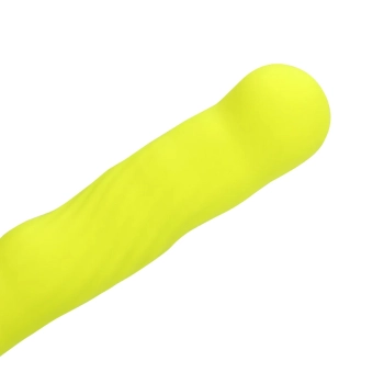 Wibrator punktu G Loveline z ruchomą końcówką limonkowy 24 cm