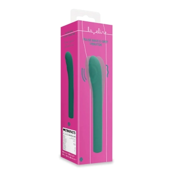 Wibrator punktu G Loveline Pulse Wave zielony 22 cm