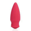 Wibrator stożkowy bullet Loveline silikonowy czerwony 7,7 cm