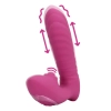 Wibrator punktu G Loveline z pchnięciami i tappingiem różowy 15,6 cm