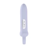 Wibrator z silikonową pętlą Loveline lawendowy 12,6 cm