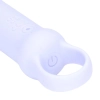 Wibrator z silikonową pętlą Loveline lawendowy 12,6 cm