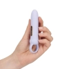 Wibrator z silikonową pętlą Loveline lawendowy 12,6 cm