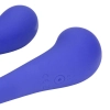 Dwustronny wibrator silikonowy giętki Loveline z pilotem fioletowy 23 cm