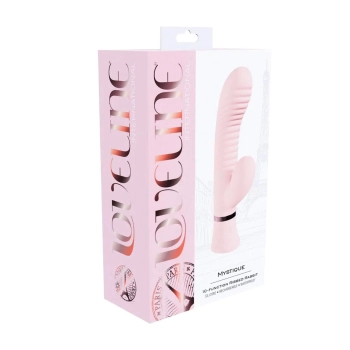 Wibrator króliczek Loveline Mystique żebrowany różowy 15,9 cm
