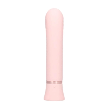 Wibrator króliczek Loveline Mystique żebrowany różowy 15,9 cm