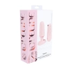 Plug analny wibrujący z pilotem Loveline Velvet różowy 9,8 cm