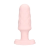 Plug analny wibrujący z pilotem Loveline Velvet różowy 9,8 cm