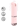 Mini wibrator szminkowy Loveline Luxe silikonowy różowy 10 cm