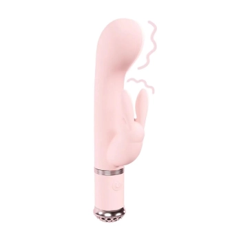 Wibrator króliczek Belle Loveline różowy 15,6 cm