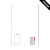 Angel - Lipstick Vibrator with 4 Attachments - Pink - Tester