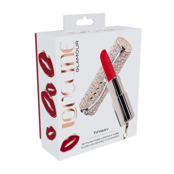 Wibrator mini szminkowy Loveline Tiffany różowy USB