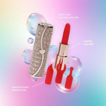 Wibrator mini szminkowy Loveline Tiffany różowy USB