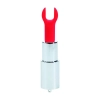 Mini wibrator pomadka Loveline zielony z 4 końcówkami USB