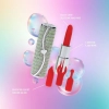 Mini wibrator pomadka Loveline zielony z 4 końcówkami USB