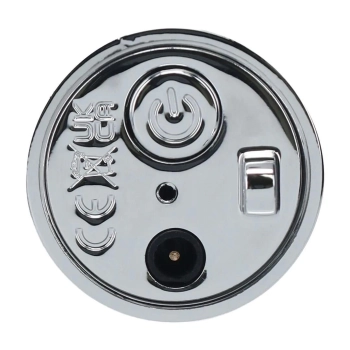 Mini wibrator pomadka Loveline zielony z 4 końcówkami USB