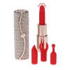 Mini wibrator szminkowy Loveline Candy różowy USB