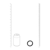Pierścień erekcyjny silikonowy Levelz L 42 mm czarny