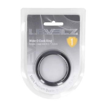 Pierścień erekcyjny silikonowy Levelz L 42 mm czarny