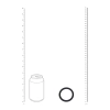 Pierścień erekcyjny silikonowy Levelz XL czarny 50 mm
