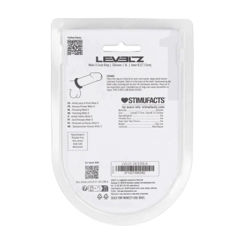 Pierścień erekcyjny silikonowy Levelz XL czarny 50 mm