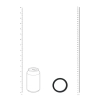 Pierścień erekcyjny silikonowy Levelz XXL 55mm czarny