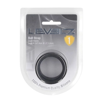 Rozciągacz jąder Levelz silikonowy L 34mm czarny