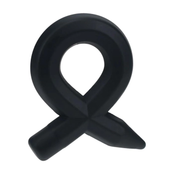 Pierścień erekcyjny silikonowy Levelz czarny 8 cm