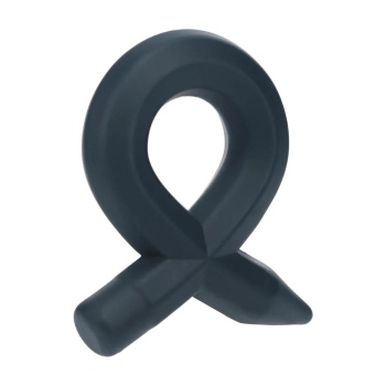 Pierścień erekcyjny silikonowy Levelz czarny 8 cm