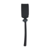Pierścień erekcyjny Levelz regulowany silikonowy lasso czarny 14 cm