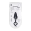 Silikonowy korek analny z pętlą Levelz M czarny 12 cm
