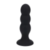 Korek analny potrójny z grzechotką Levelz silikonowy L czarny 13,5cm