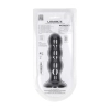 Korek analny potrójny z grzechotką Levelz silikonowy L czarny 13,5cm