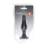 Smukły silikonowy korek analny Levelz M czarny 11,5 cm