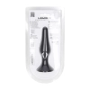 Smukły silikonowy korek analny Levelz L czarny 12,5 cm