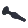 Smukły silikonowy korek analny Levelz L czarny 12,5 cm
