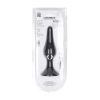 Smukły silikonowy korek analny Levelz XL czarny 15,5 cm