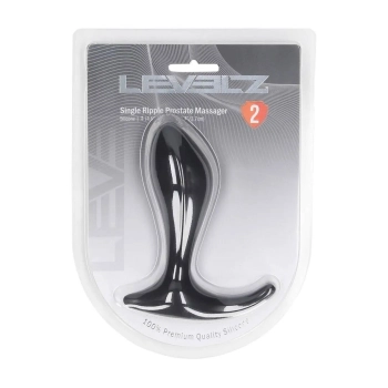 Masażer prostaty silikonowy Levelz Level 2 czarny 11,8 cm
