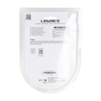 Masażer prostaty silikonowy Levelz Level 2 czarny 11,8 cm
