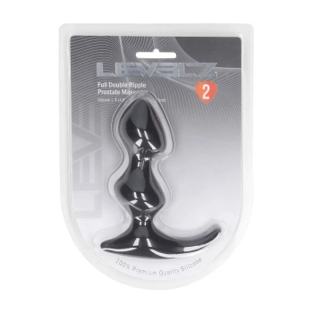 Masażer prostaty silikonowy Levelz Level 2 czarny 12 cm