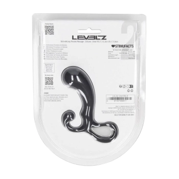 Masażer prostaty silikonowy Levelz S czarny 11 cm