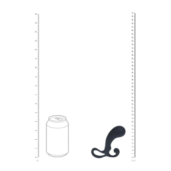 Masażer prostaty silikonowy Levelz S czarny 11 cm