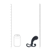 Masażer prostaty silikonowy Levelz M czarny 13 cm