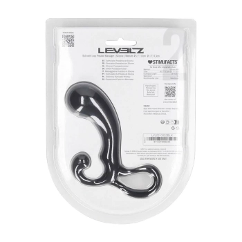 Masażer prostaty silikonowy Levelz M czarny 13 cm