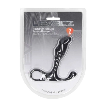 Masażer prostaty silikonowy Levelz S czarny 10 cm