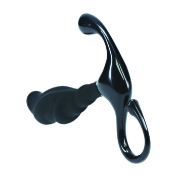 Masażer prostaty silikonowy Levelz S czarny 10 cm