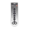 Koralikowa sondka analna Levelz by Shots z podwójną pętlą czarna
