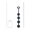 Kulki analne silikonowe Levelz M 30 mm czarny