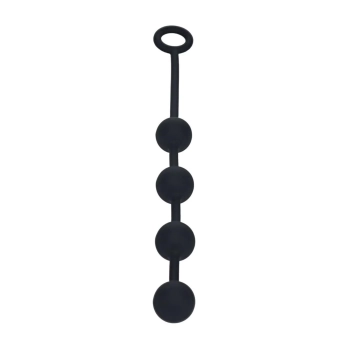 Kulki analne silikonowe Levelz M 30 mm czarny